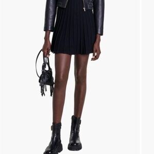 Maje Black Leather Jacket